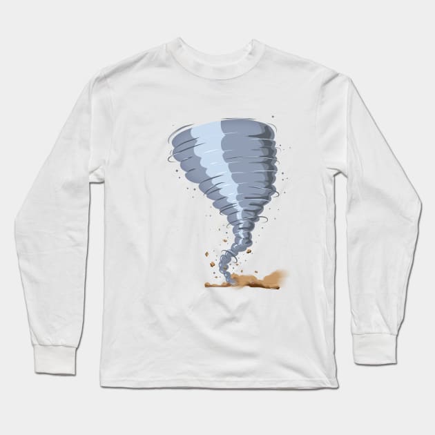 Tornado Long Sleeve T-Shirt by nickemporium1